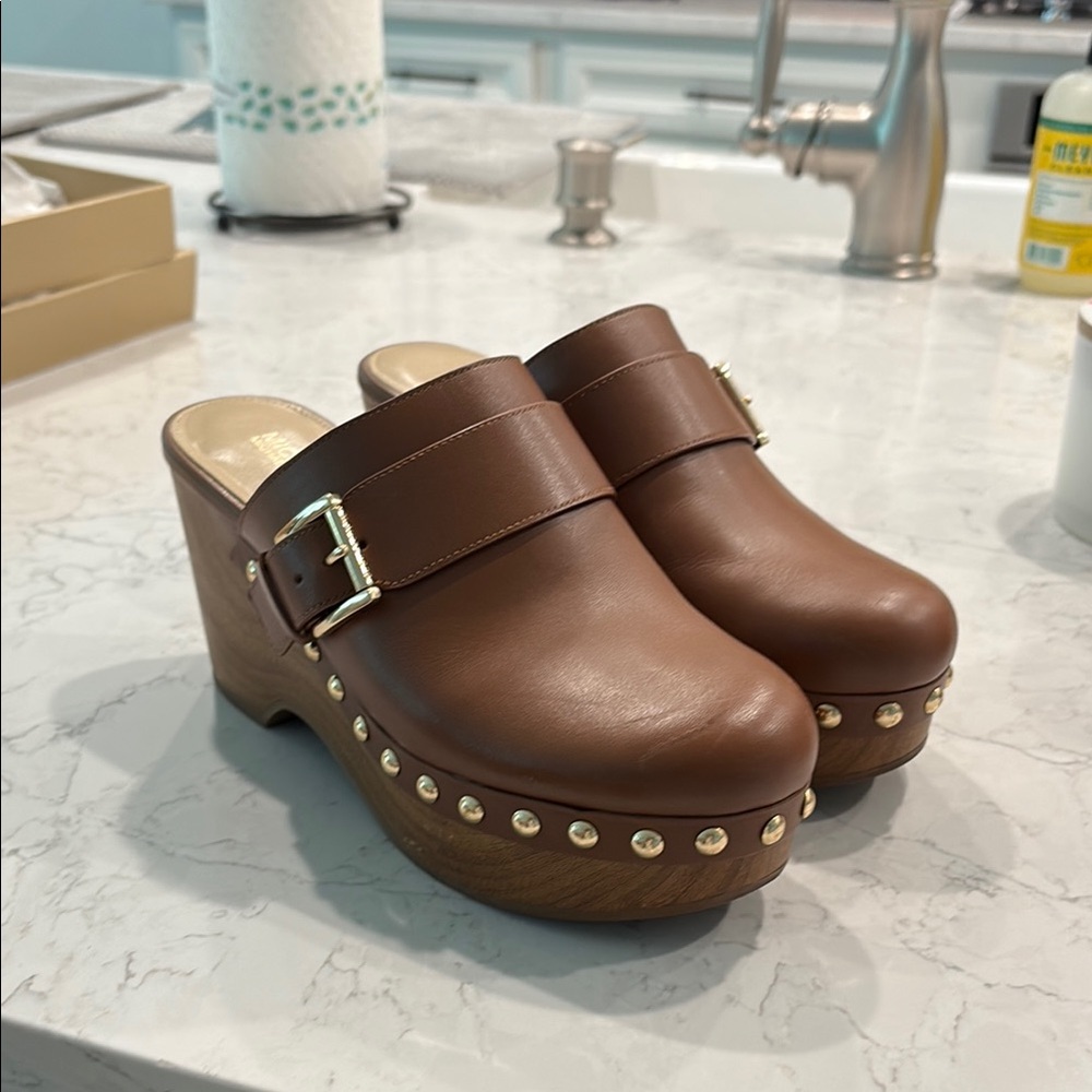 Michael Kors Brown Rye Clog